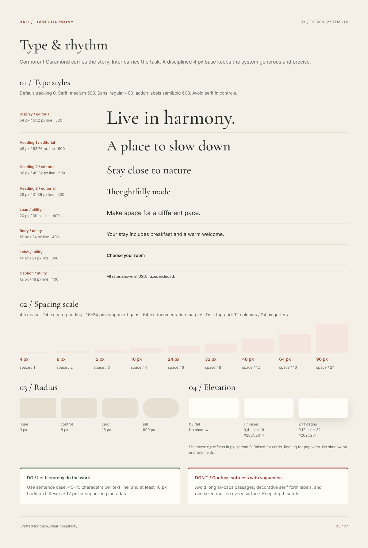 Typography and rhythm